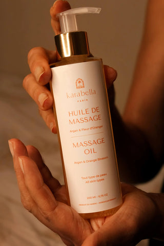 Huile de massage argan & fleur d'oranger