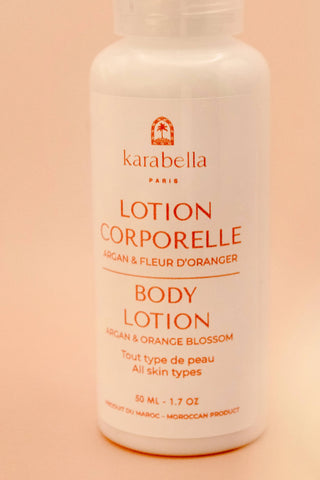 Lotion corporelle argan & fleur d'oranger