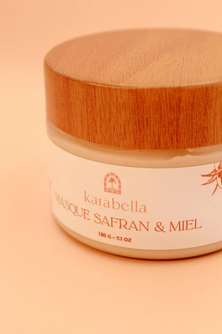 Masque safran & miel